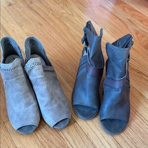 Stylish Women's Peep-Toe Ankle Boots